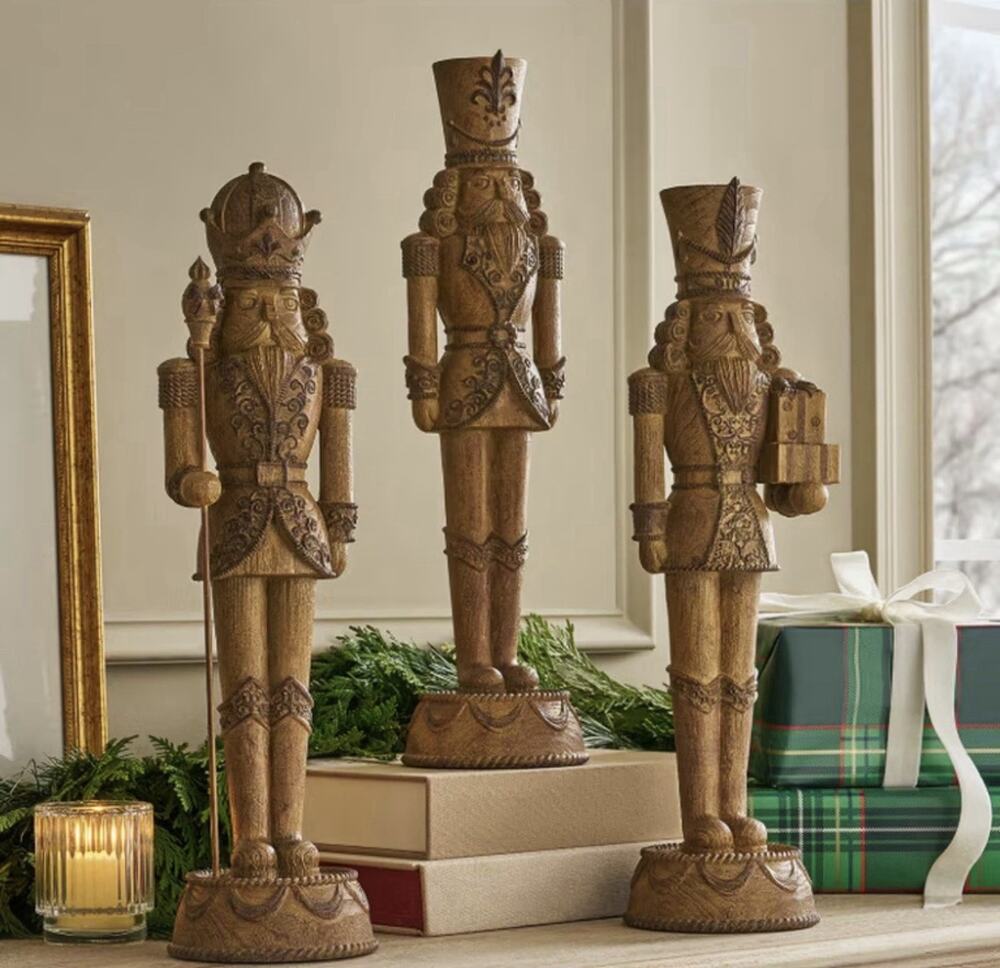 Member's Mark Carved Classic Nutcrackers, Set of 3